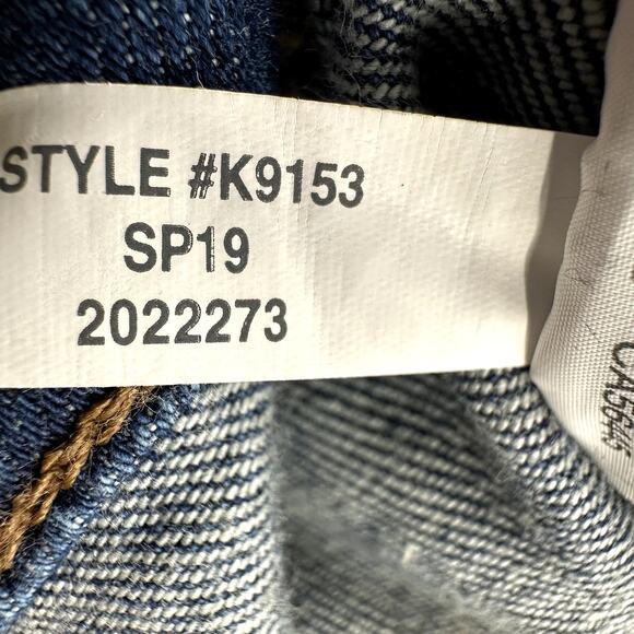 Madewell Skinny Overalls Jeans Denim One Piece Stretch Zip Jansing Wash Blue 2X - Picture 6 of 7